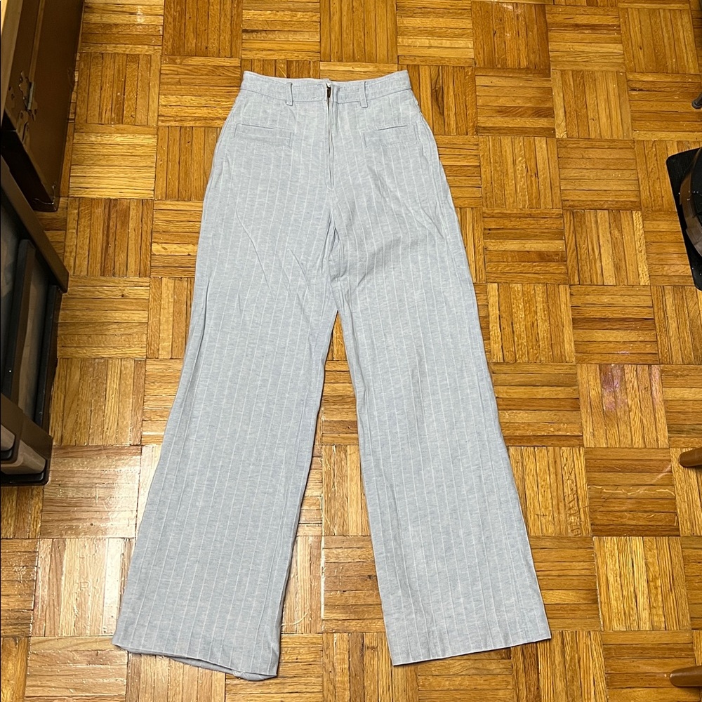 Sandro Ulysse Pinstripe Pants Sz 36